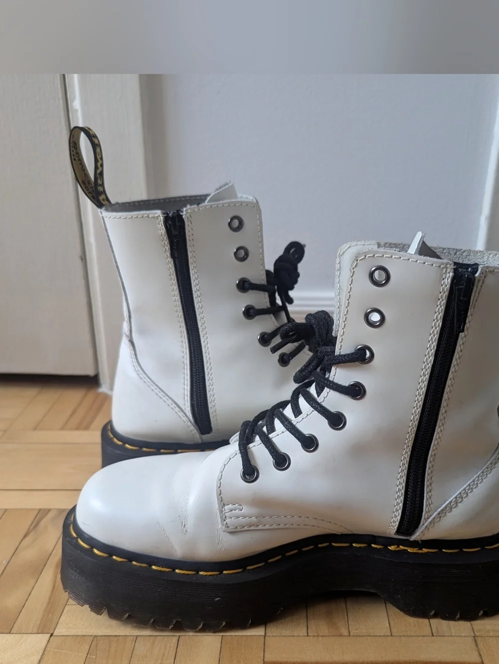 Jadon Smooth Leather Platform Boots - Picture 6 of 15